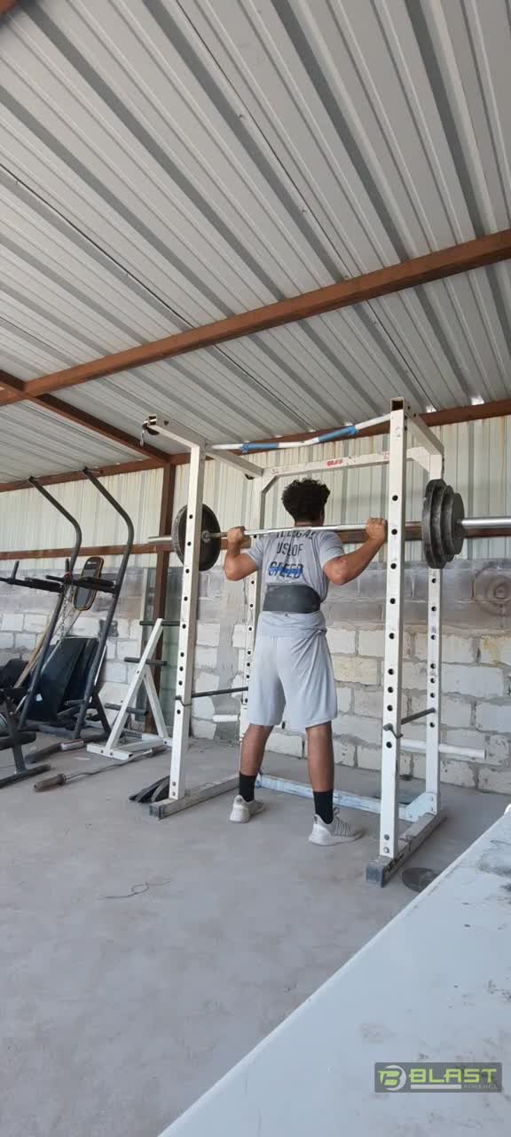 Back squat 95% 1 rep