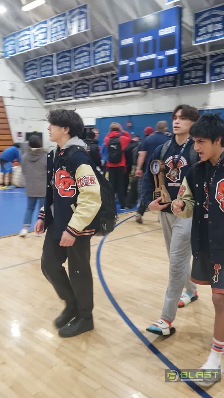 Vince, Andy, and Jimmy picking up the Team Trophy for 1st at Western Invitational!