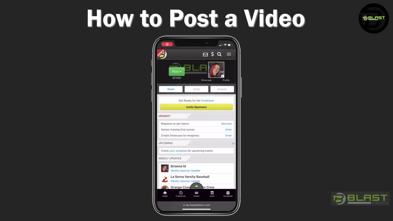 How to Post a Video