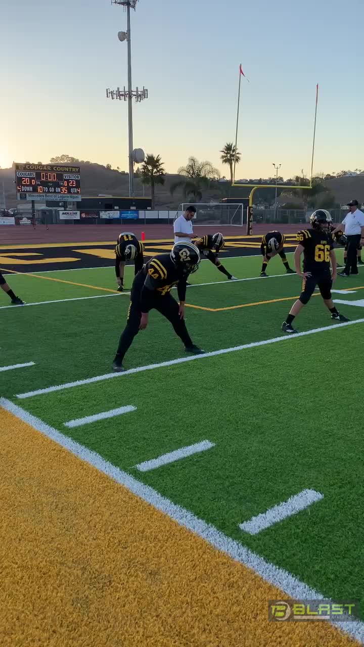 Capo Valley Cougars vs El Toro Chargers 
Game Time 7p @capo Friday Night Lights