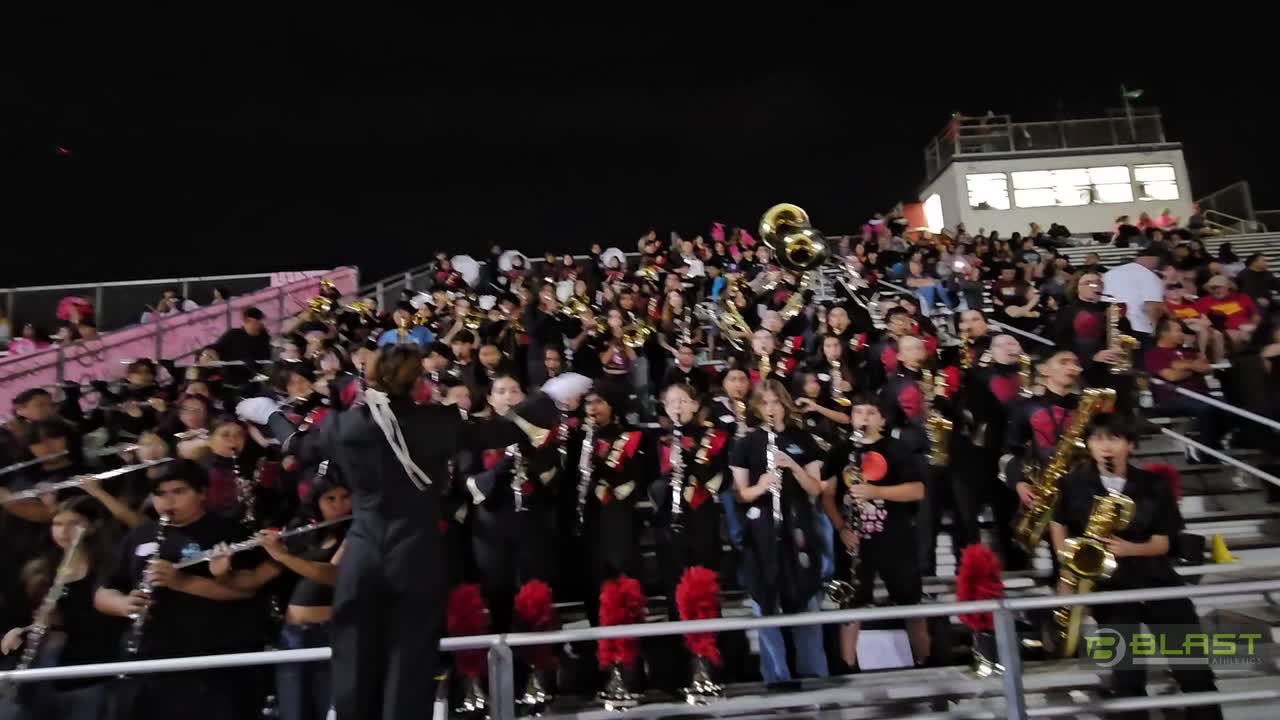 Trojan Regiment playing with Villegas and Arizona MS bands.