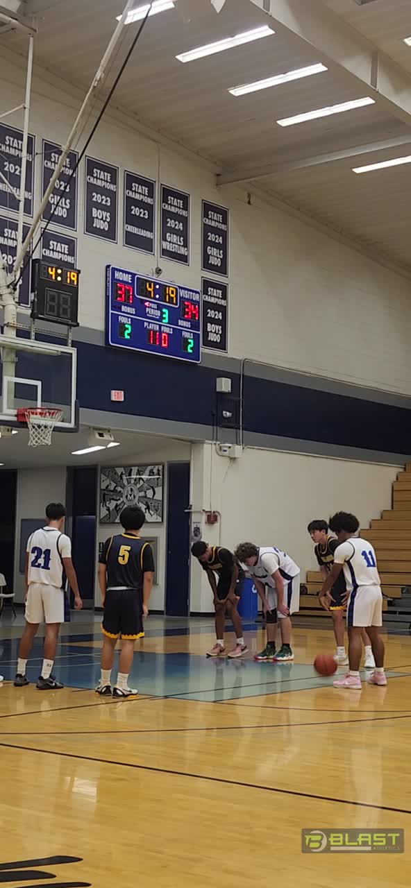 Terrell hits the second freethrow