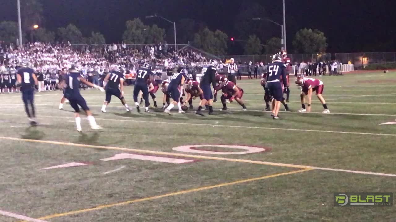 #1 Damon Wigand running over the safety for a 1st Down!!!