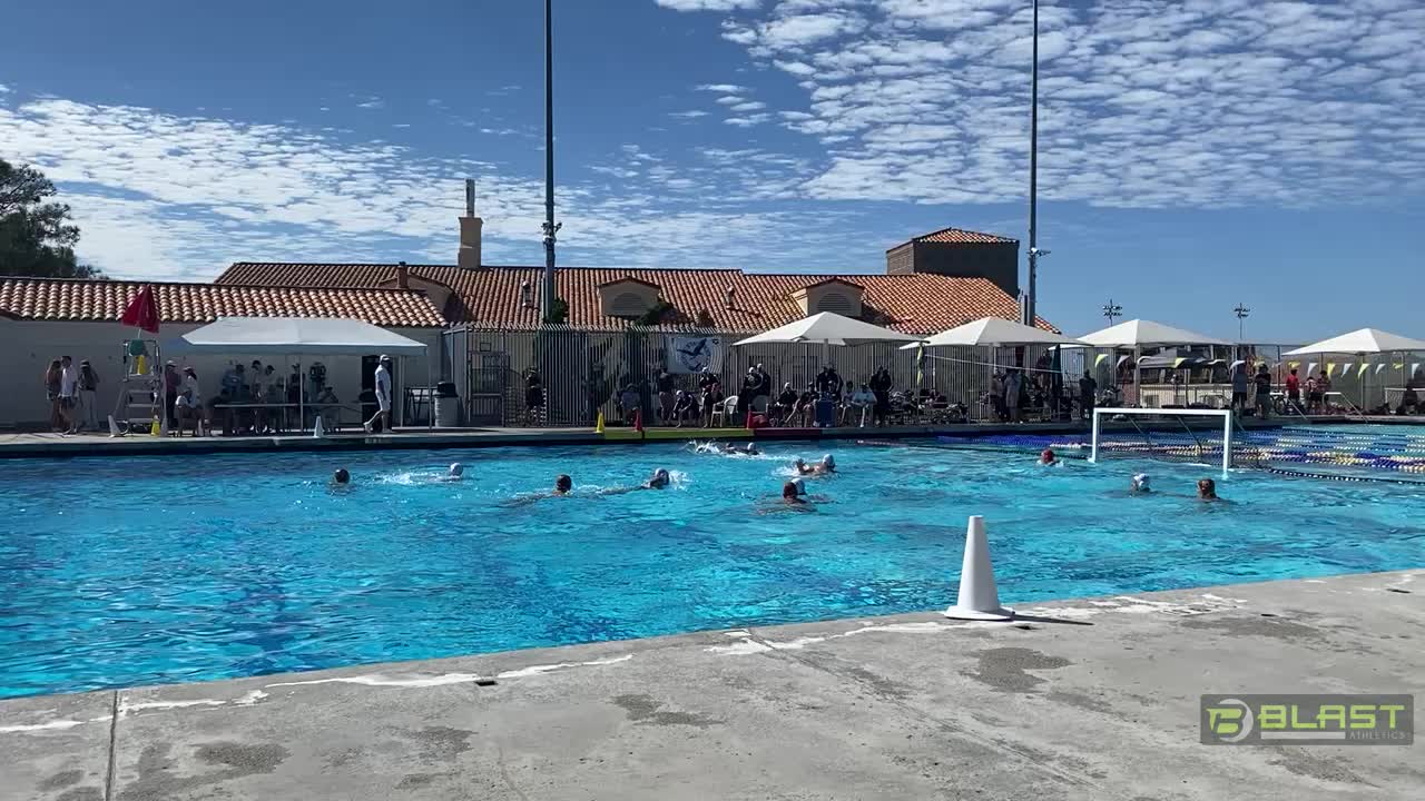 Goal by Tyler! Start of the 1st quarter against Vista - score is 1 to 