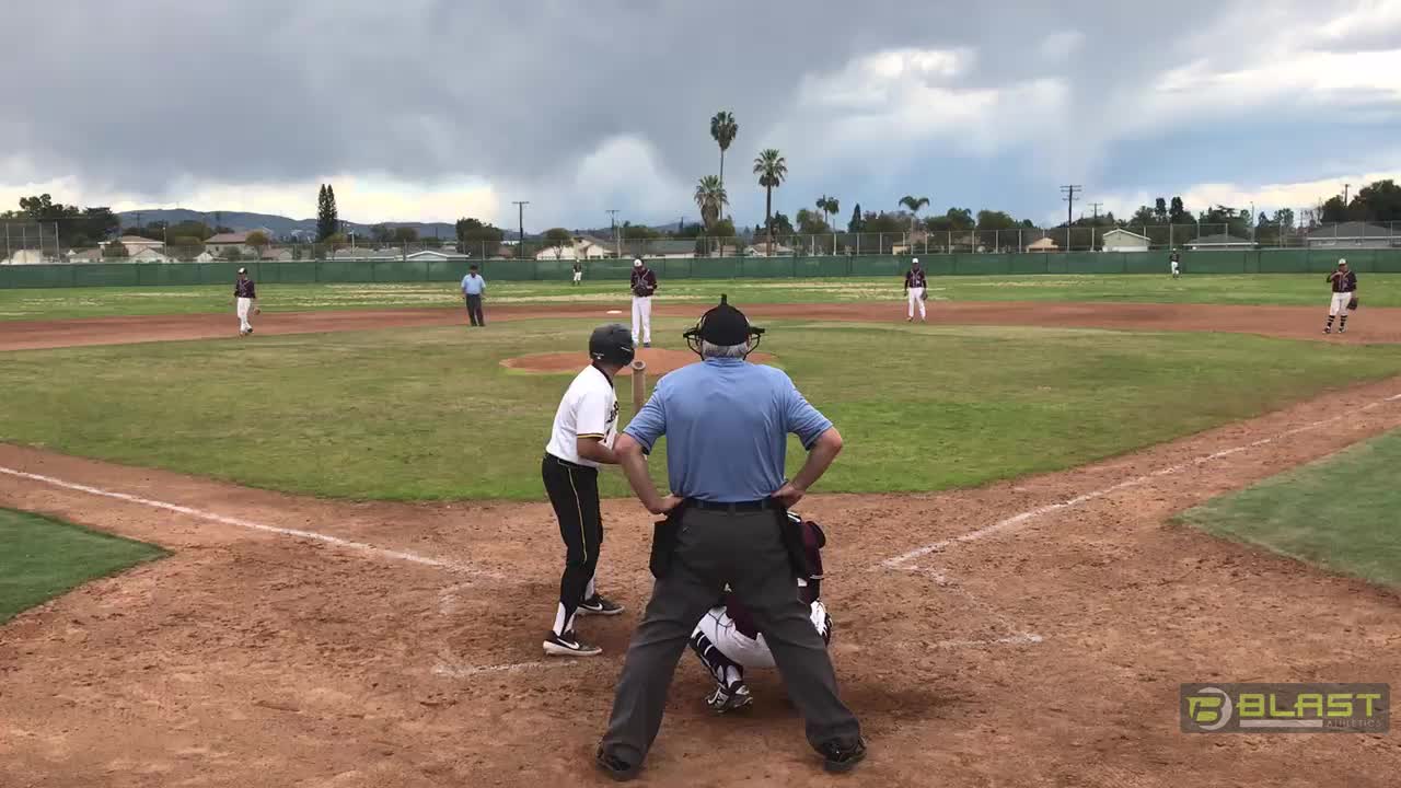 Davalos 2nd RBI vs Paramount High Schhol