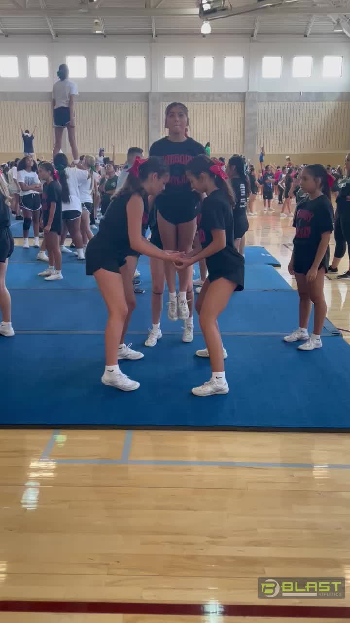 Working hard to stick those new skills!
