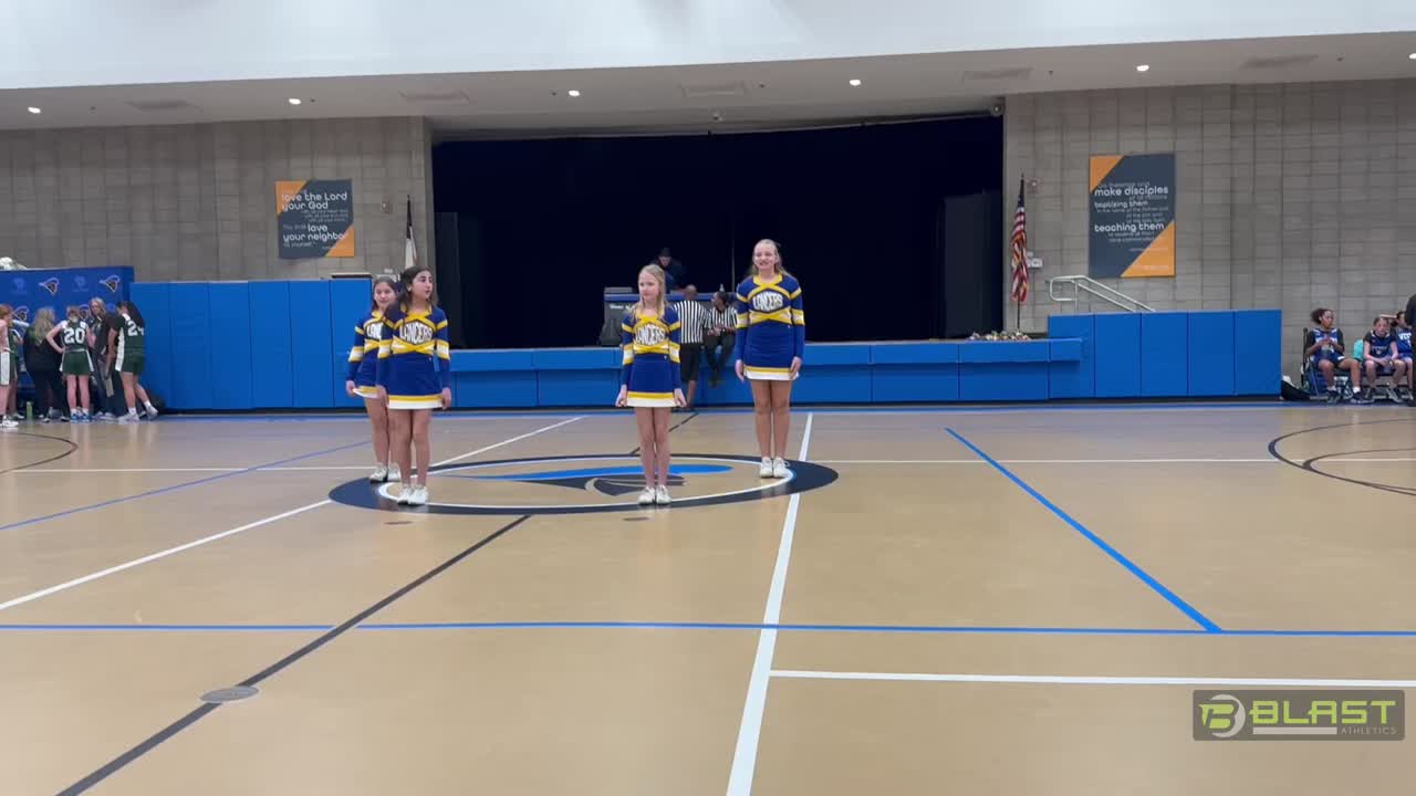 Middle School Cheer 
Half Time 
2.8.24