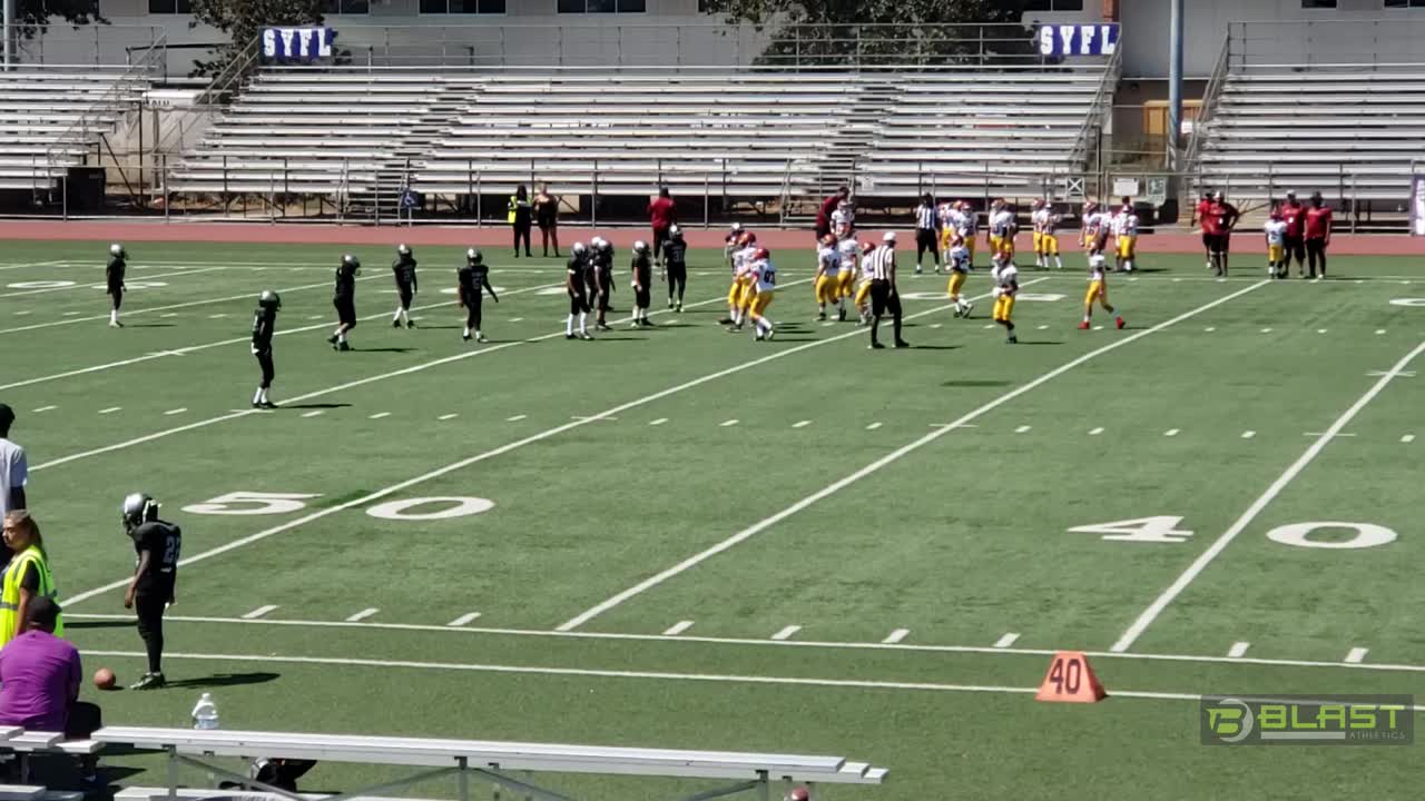 Isaiah on a 45 yard T.D. run
