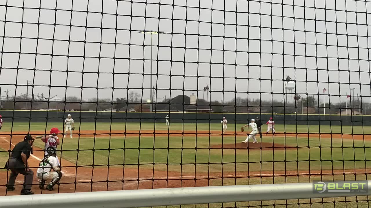 Justin with rbi single