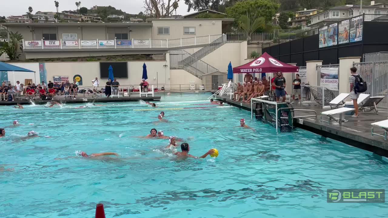 Great team ball movement resulting in a goal by Tyler Anderson against Mater Dei at the Laguna Beach JV Tournament.