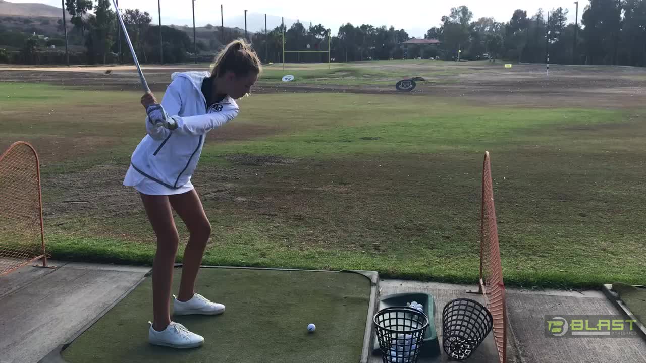 Molly grinding on the range