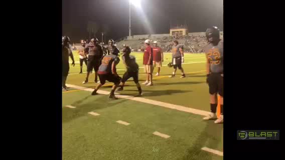 O line warming up for last nights game!!