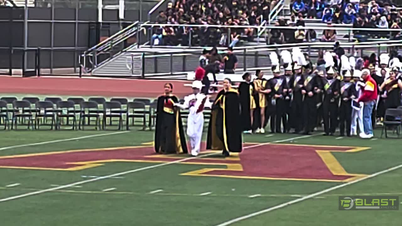 SATURDAY,  11/23/24
MAE'S FINAL SALUT FOR HILLCREST TROJAN REGIMENT.