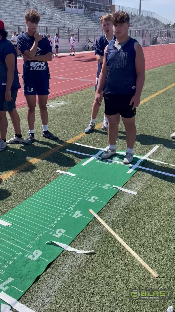 Standing Broad Jump 6' 1" Blast Athletics