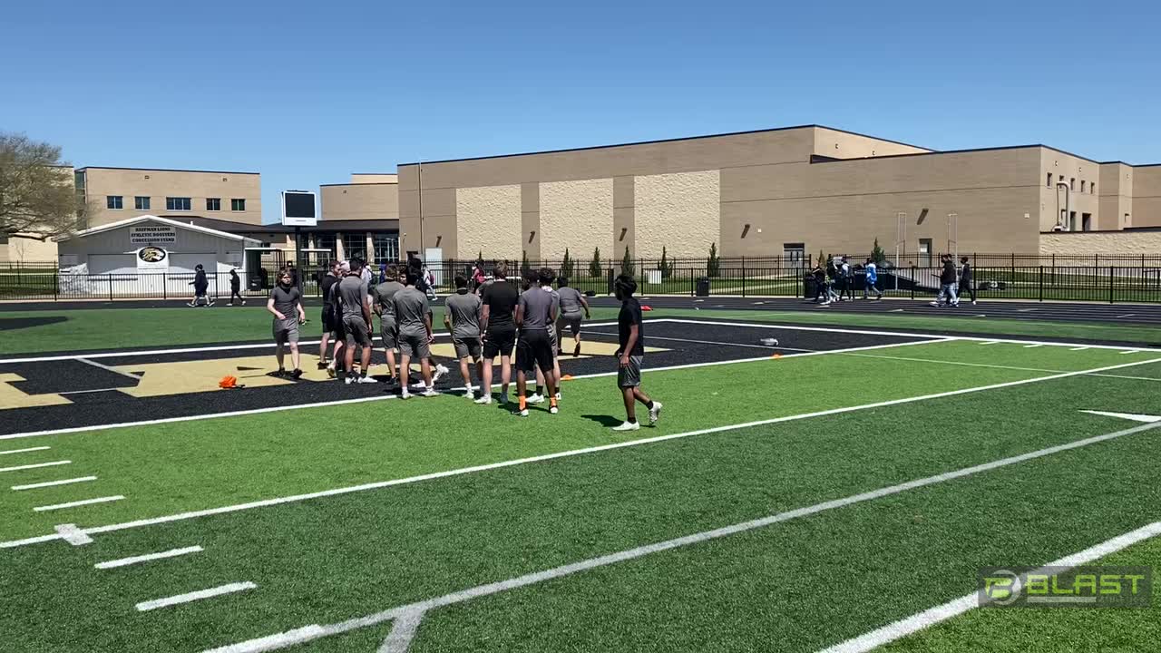 Our lions getting in some defensive work