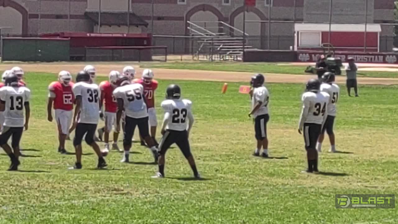 Thought he was a lineman in on the tackle
Freshman 2021 #23