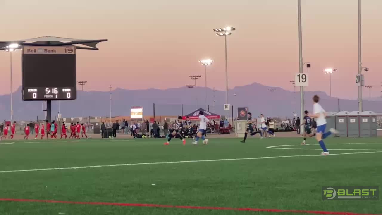 Brendan with assist to Aiden