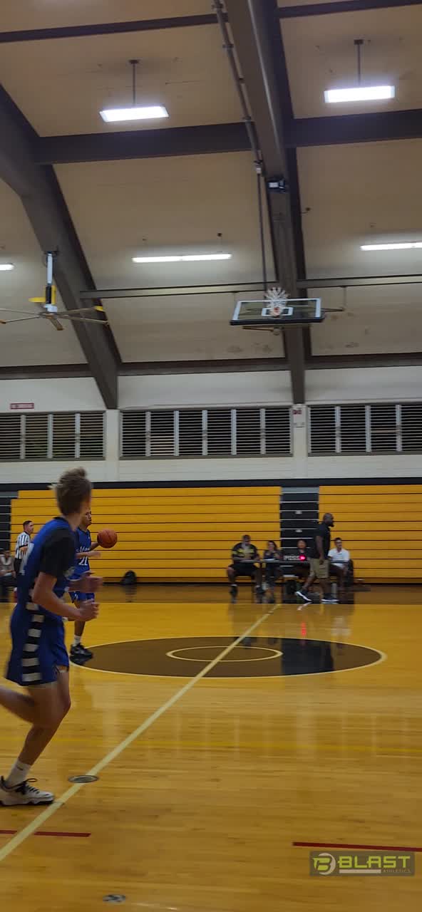 Caleb with the driving layup with the assist from Seth