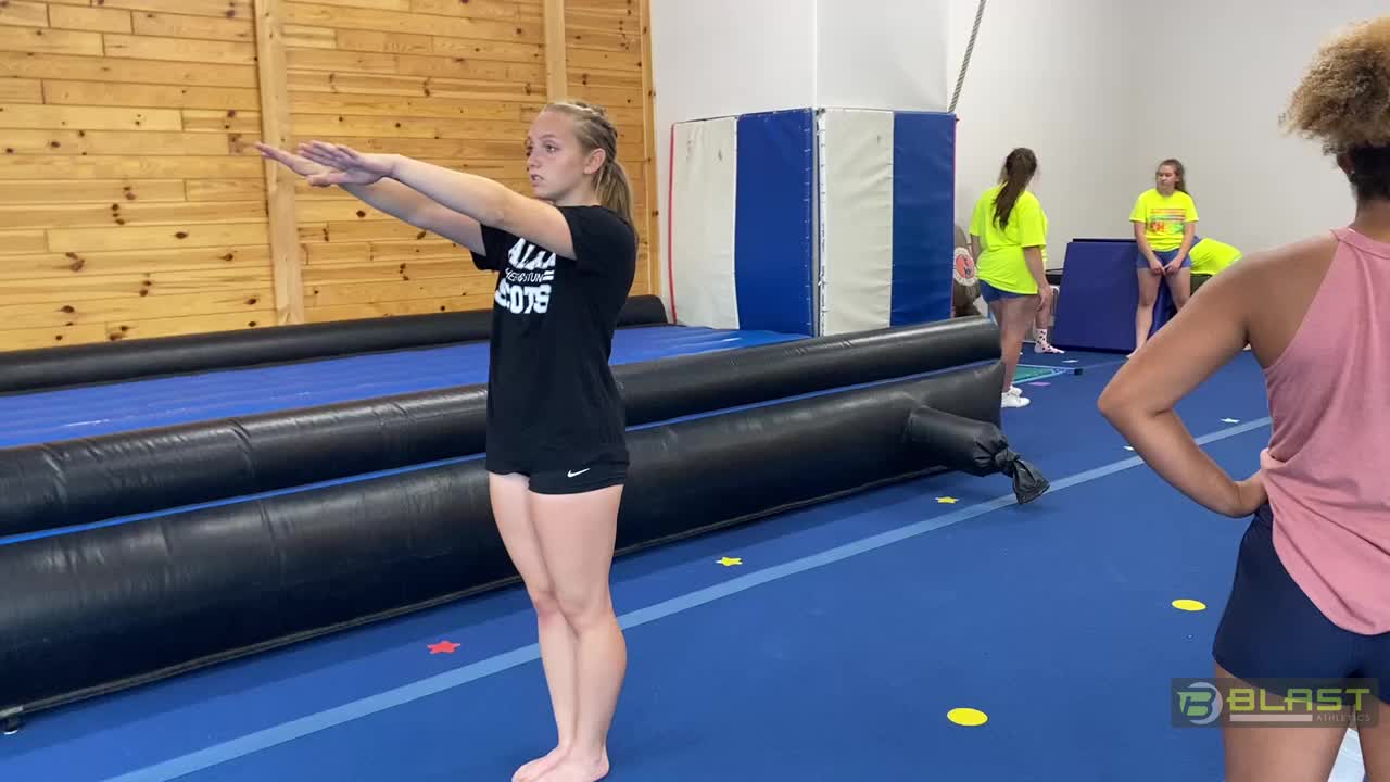 HAPPY 17th BIRTHDAY TASHA! We wish you the happiest of days and that this year is your best one yet! She’s super special because she’s our only Senior in the program too! 
And look at her phenomenal strength getting this BACKHANDSPRING?  She’s the only gal I know that can pause in a handstand before she snaps without trying! Muscles💪🏻